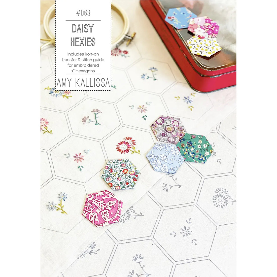 Daisy Hexies Pattern - Amy Kallissa