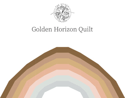 Golden Horizon Quilt Pattern