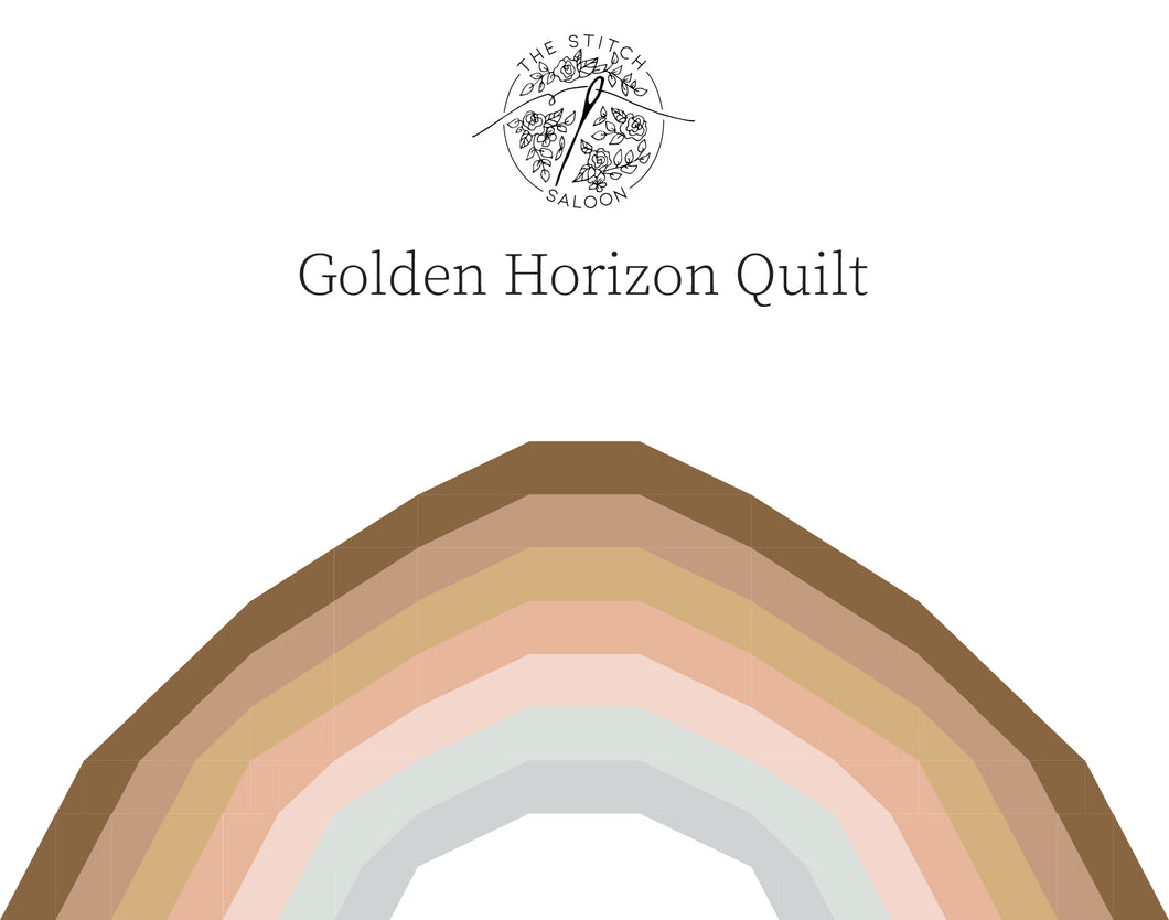 Golden Horizon Quilt Pattern