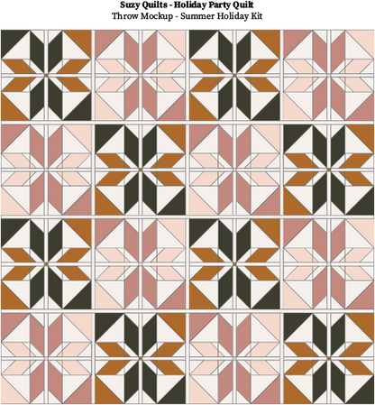 Summer Holiday Party Quilt Kit - Suzy Quilts