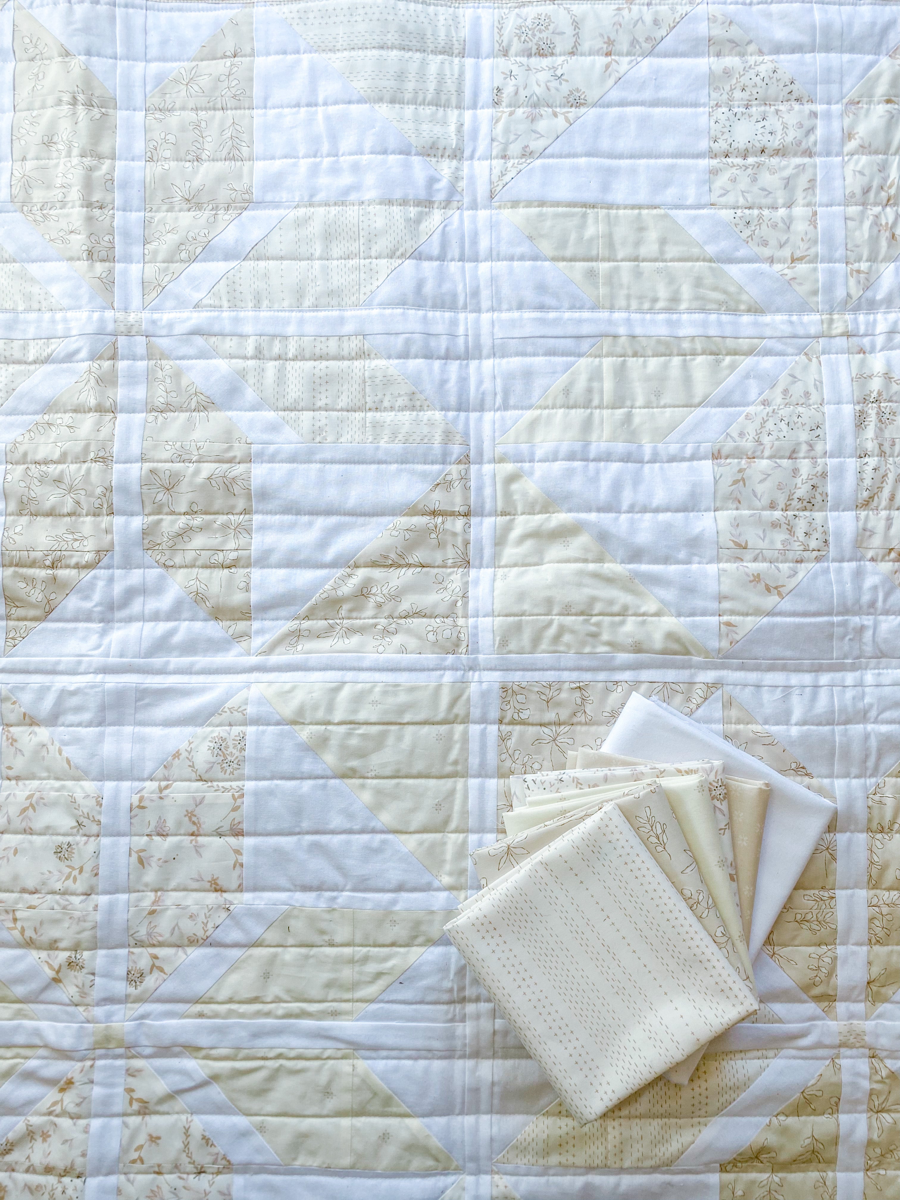 Low Volume Holiday Party Quilt Kit - Suzy Quilts