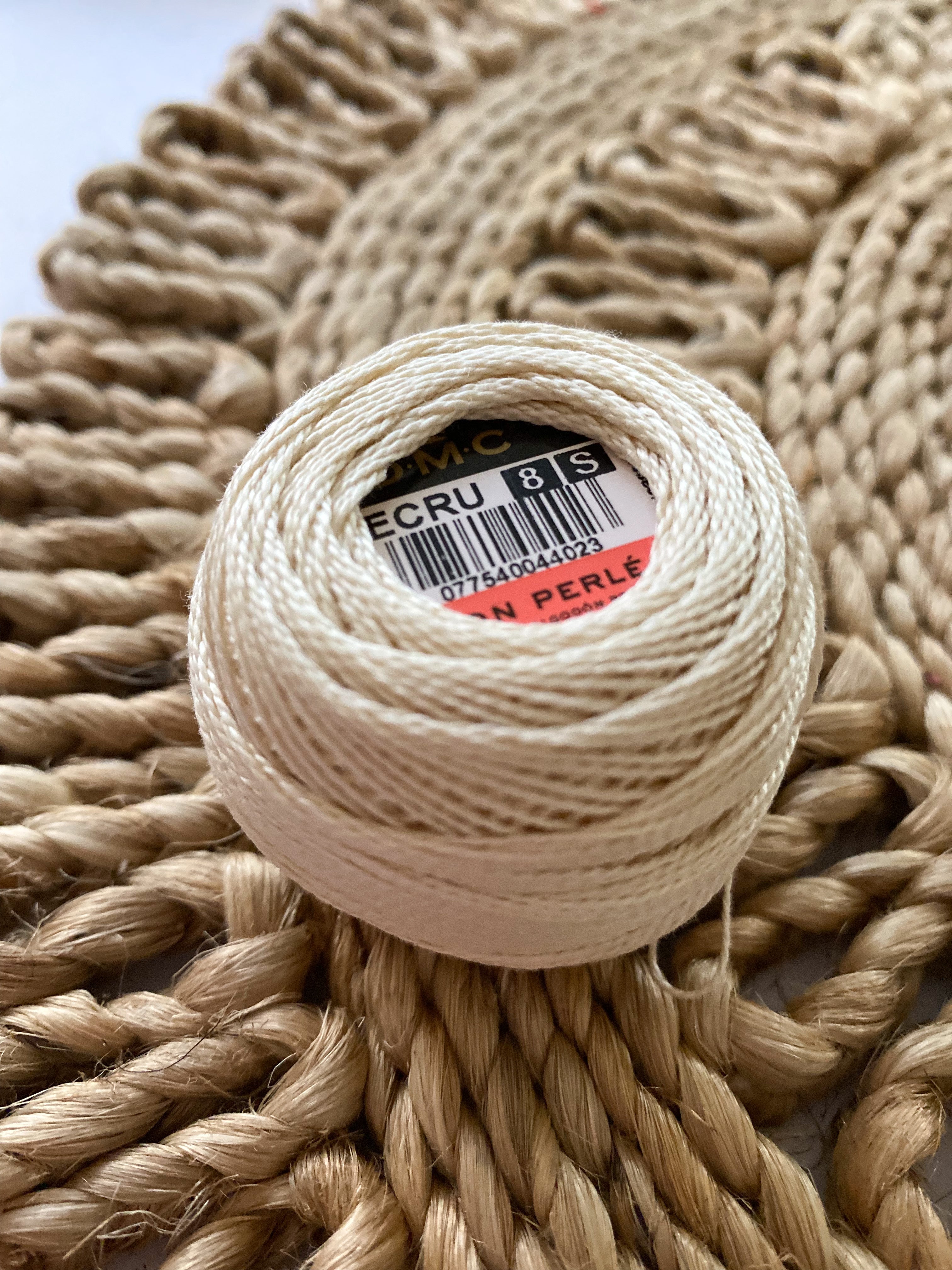 DMC Perle Cotton Thread No 8 | Ecru