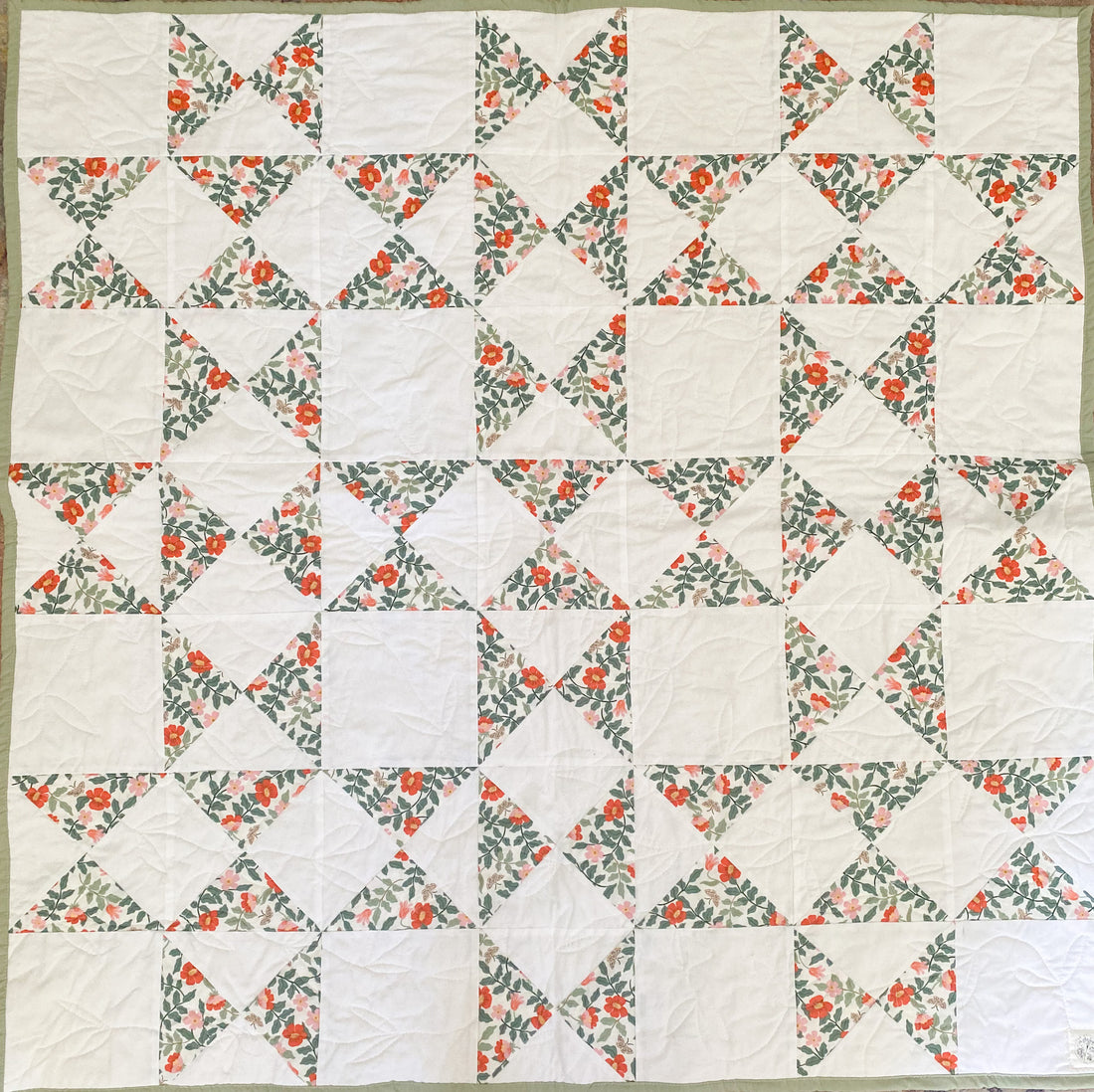 Ivy Quilt Kit - Rifle Paper Co Primrose Ivory