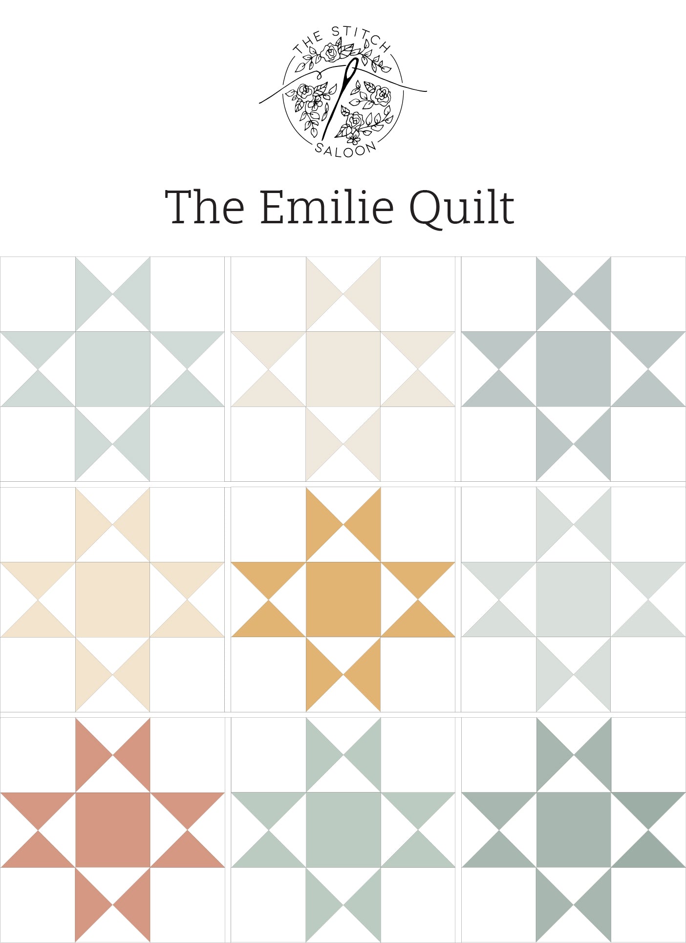 Emilie Quilt Pattern (PDF Download)