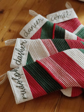 Load image into Gallery viewer, Modern Patchwork Christmas Stocking
