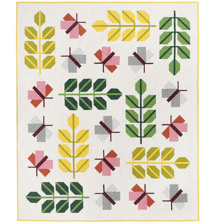 Oak Moth Quilt Paper Pattern - Pen & Paper Patterns