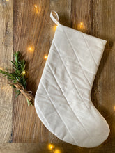 Load image into Gallery viewer, Heirloom Patchwork Star Christmas Stocking with Letter (Quilted)
