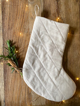 Load image into Gallery viewer, Heirloom Patchwork Star Christmas Stocking (Quilted)
