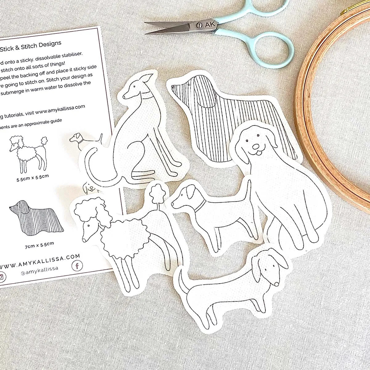 Woof Pack Stick &amp; Stitch Packs - Amy Kallissa