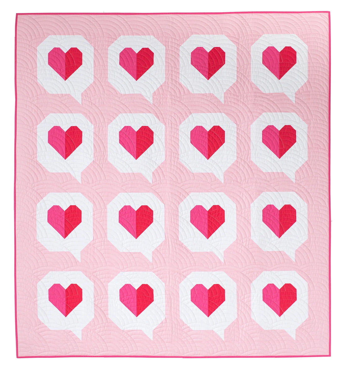 I Heart You Quilt Paper Pattern - Pen & Paper Patterns