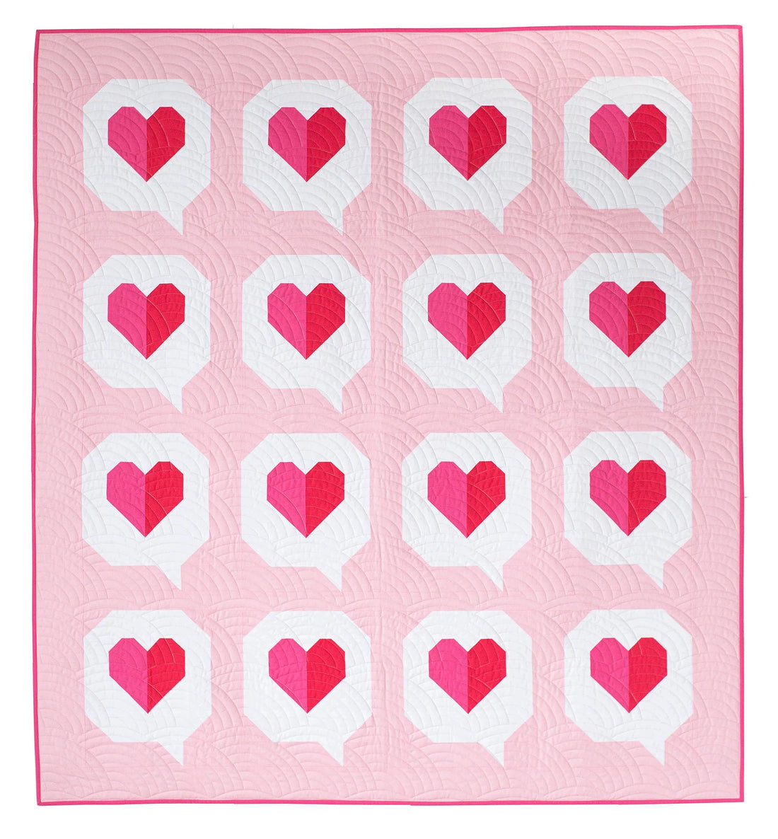 I Heart You Quilt Paper Pattern - Pen &amp; Paper Patterns