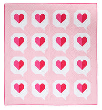 Load image into Gallery viewer, I Heart You Quilt Paper Pattern - Pen &amp; Paper Patterns
