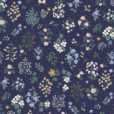 Hawthorne in Navy - Strawberry Fields by Rifle Paper Co