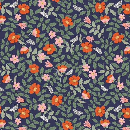 Primrose in Navy - Strawberry Fields by Rifle Paper Co